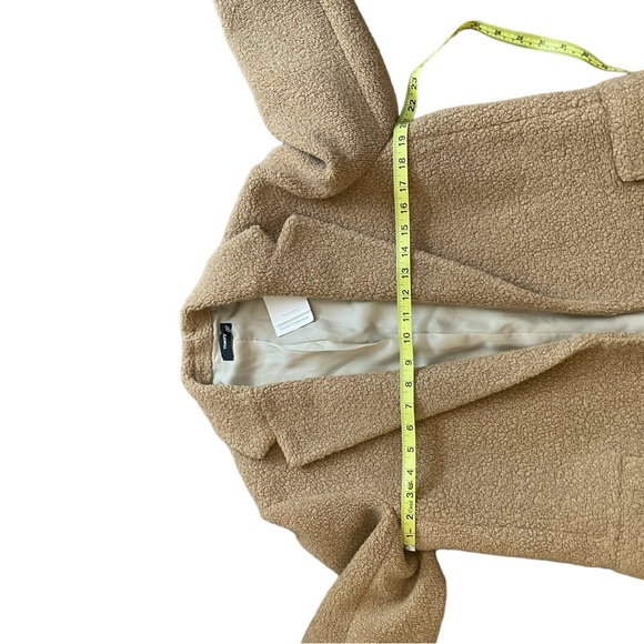 THEORY Faux Fur Boy Teddy Fleece Light Cocoa New With Tags - Picture 14 of 15